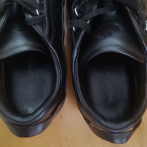 DSquared2 551 triple black trainers size 46 made in Italy